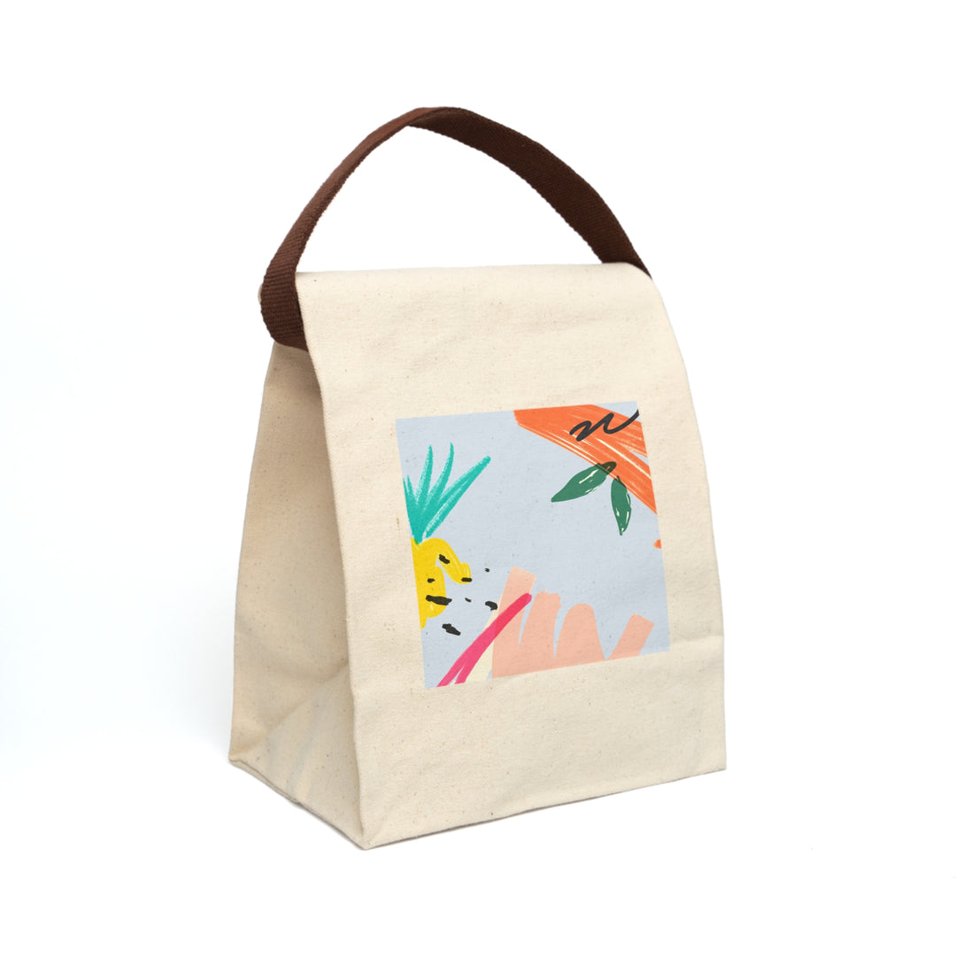 Tropical Vibes Lunch Bag With Strap